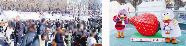 埼玉いちご祭りの様子の写真