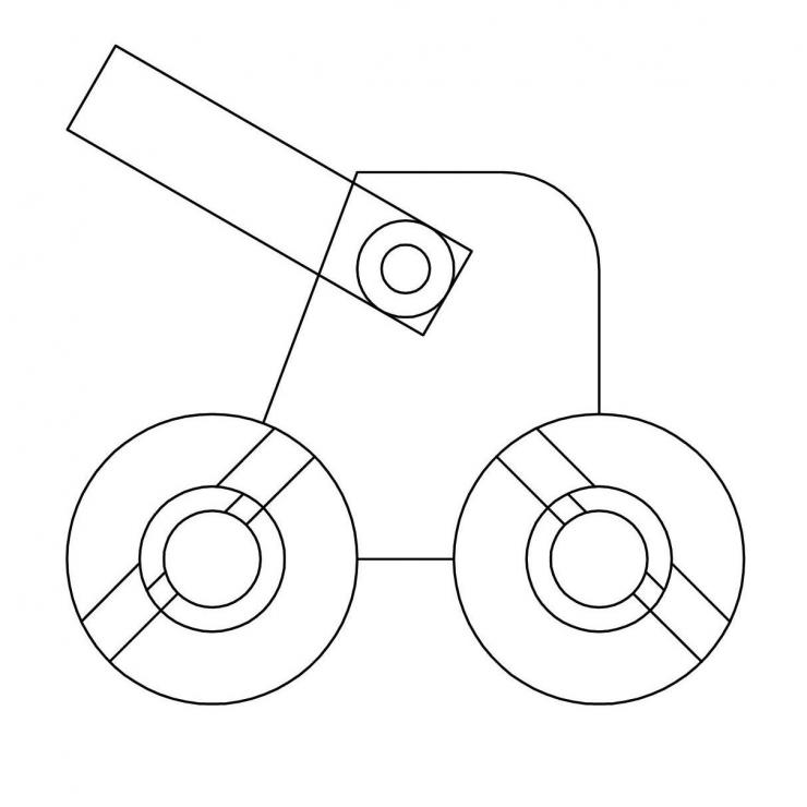 autocad練習図形002