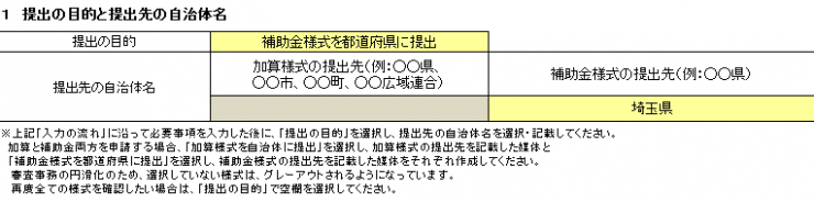 基本情報シートの例