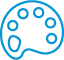 パレットのイラスト