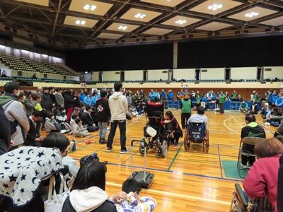 写真：ボッチャ交流大会の様子