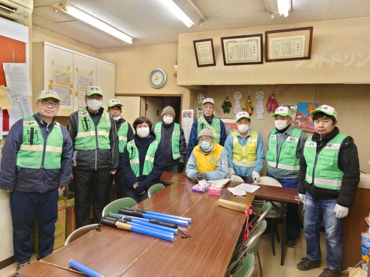 写真:新和5丁目町会の皆さん