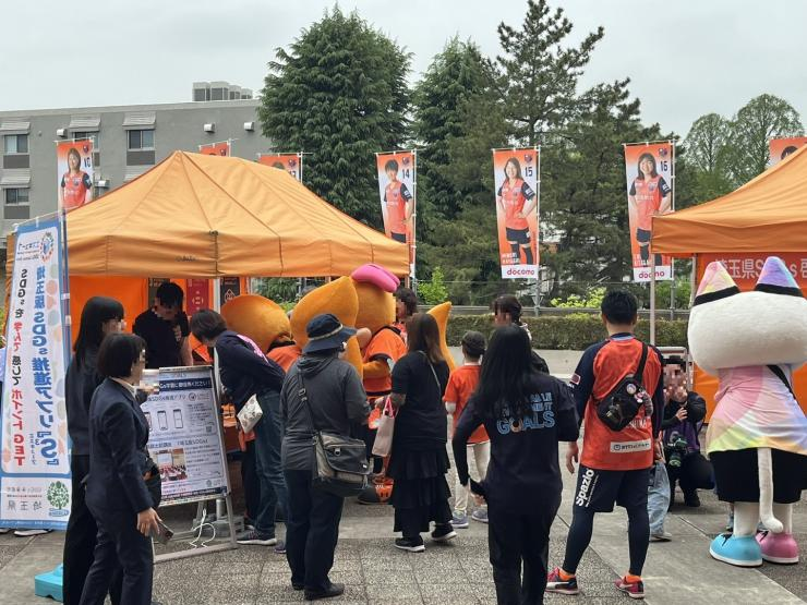 大宮アルディージャでのブース出展画像1