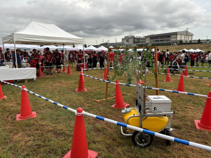農業ロボット体験ブースの画像