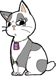 猫の四太のイラスト