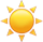 太陽の絵文字