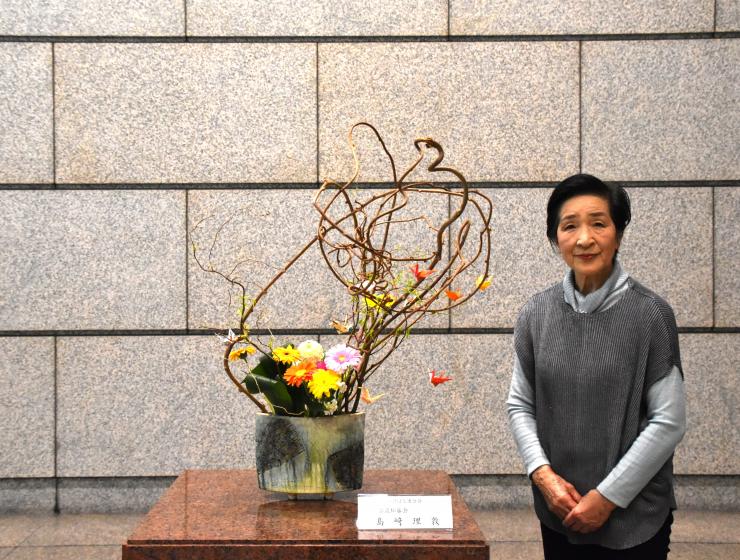 先生とお花