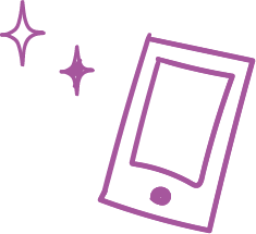 スマホのイラスト