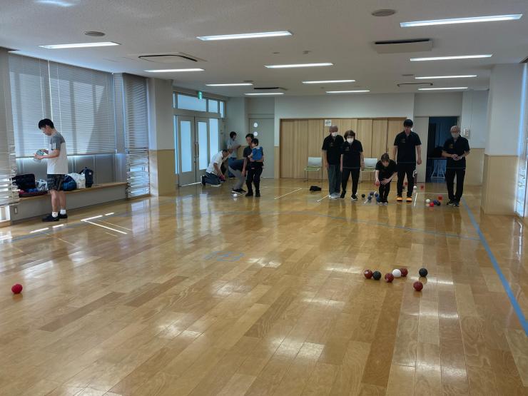 坂戸ボッチャ大会