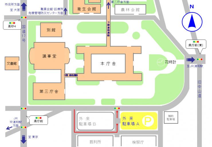 A駐車場案内図（画像）