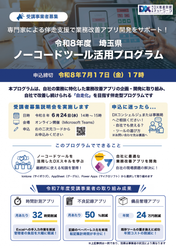 R8ノーコードチラシ