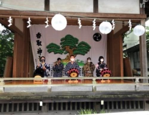 画像：郷土芸能体験教室