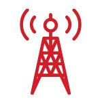 電波のイラスト