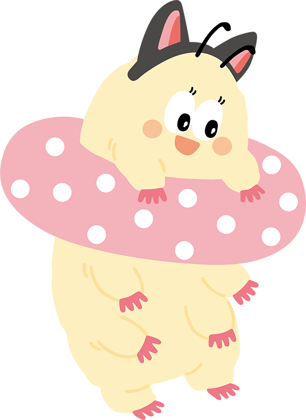 マスコットキャラクターのイラスト