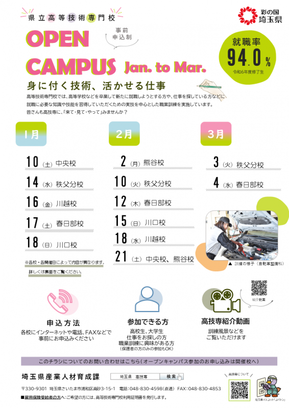 第4期オープンキャンパス