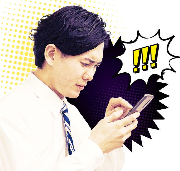 特殊詐欺を受けた人のイメージ写真