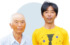 笠原さん親子の写真