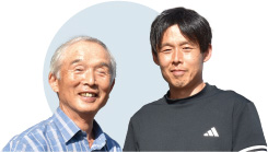 橋本さん親子の写真