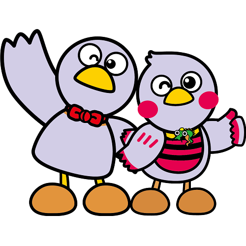 コバトンとさいたまっちの絵