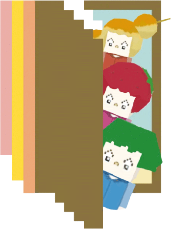 バーチャルユースセンターのアバターのイラスト