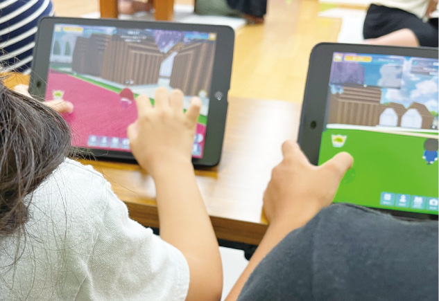 バーチャルユースセンターに参加している様子