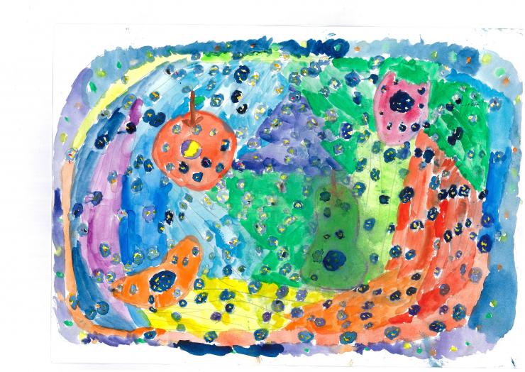 にっこりほっこりパスタ ～宇宙味～