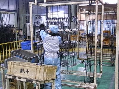 仕事をしている様子