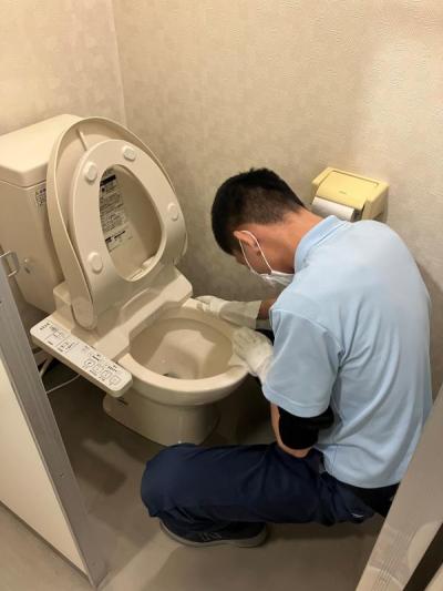 仕事をしている様子