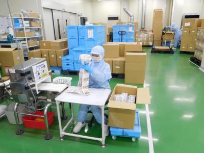 仕事をしている様子