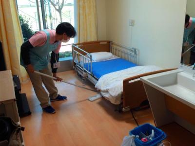 仕事をしている様子