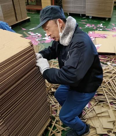 仕事をしている様子