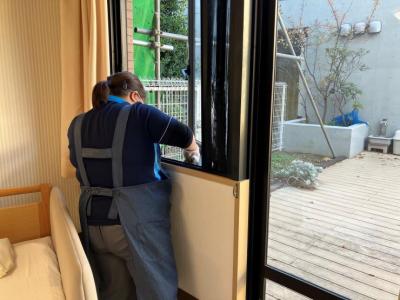 仕事をしている様子