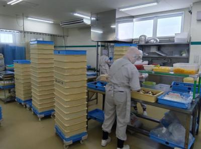 仕事をしている様子