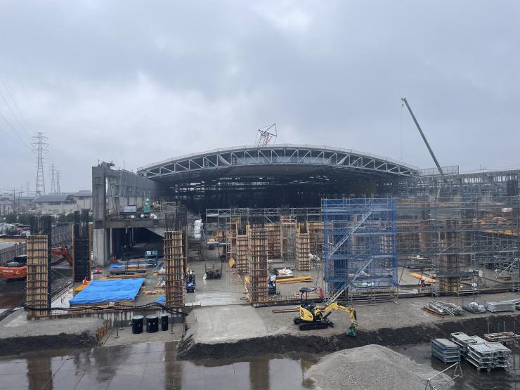 躯体・屋根工事実施状況