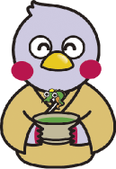 お茶を嗜むさいたまっちのイラスト