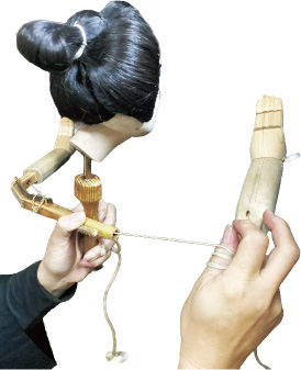 人形の仕組みの写真