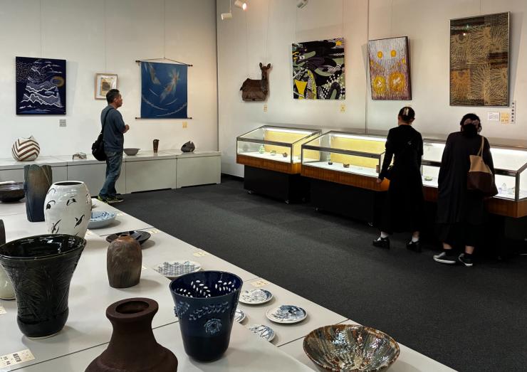 写真：第4部工芸の会場の様子