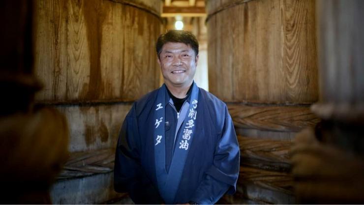 木桶仕込みによる醤油造り