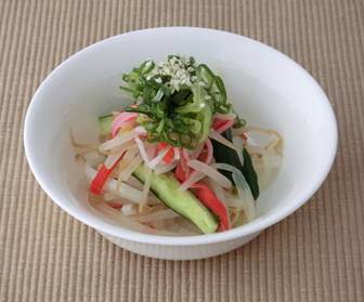 きゅうりともやしのねぎサラダ