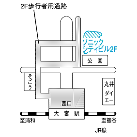 パスポートセンター大宮案内図