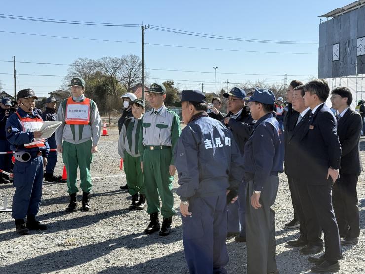 訓練の様子の写真