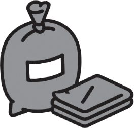 ポリ袋のイラスト