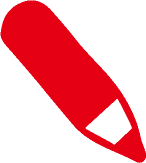 赤ペンのイラスト