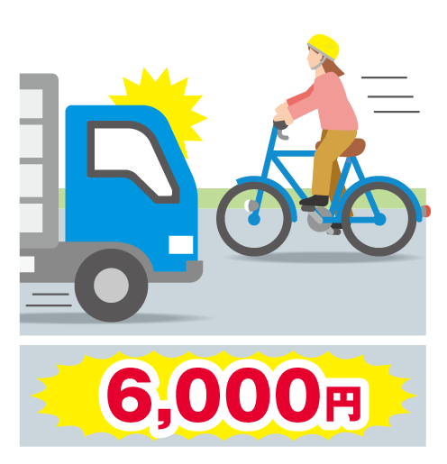 反則金6,000円