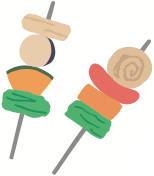 バーベキューのイラスト