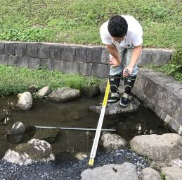 湧水調査の写真