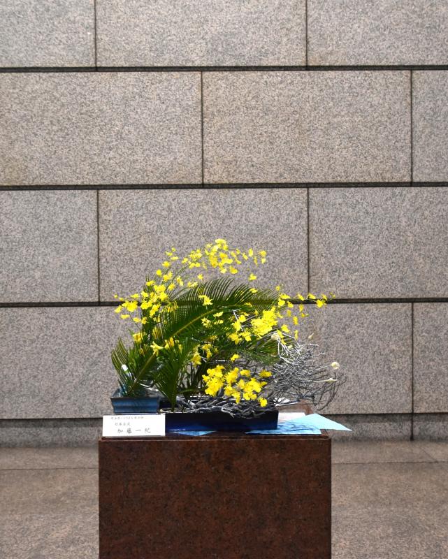 8月4日生け花写真