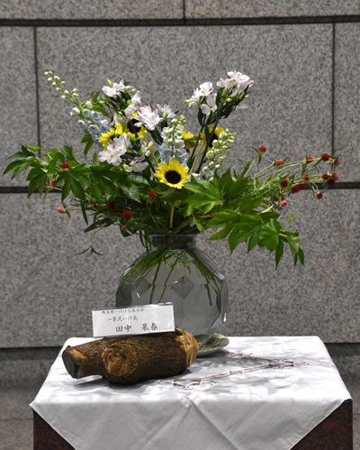 8月12日生け花写真