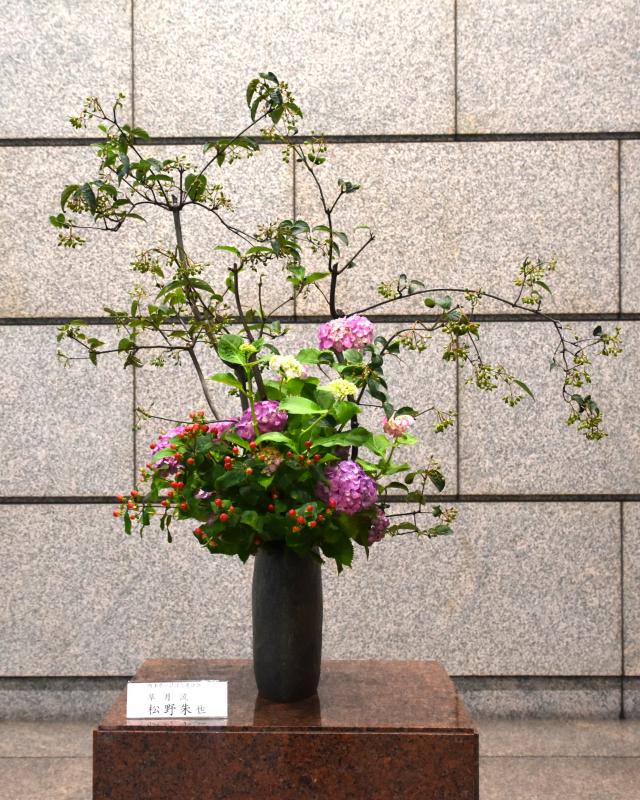 6月9日生け花写真