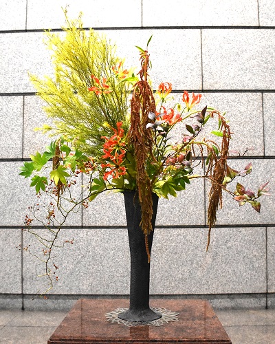 10月23日生け花写真